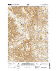 Bear Skull Mountain Montana Current topographic map, 1:24000 scale, 7.5 X 7.5 Minute, Year 2014