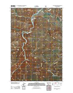 Bear Trap Creek Montana Historical topographic map, 1:24000 scale, 7.5 X 7.5 Minute, Year 2011