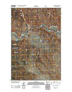 Bearmouth Montana Historical topographic map, 1:24000 scale, 7.5 X 7.5 Minute, Year 2011