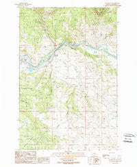 Bearmouth Montana Historical topographic map, 1:24000 scale, 7.5 X 7.5 Minute, Year 1989