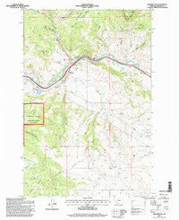 Bearmouth Montana Historical topographic map, 1:24000 scale, 7.5 X 7.5 Minute, Year 1996