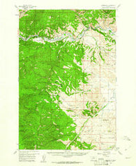 Bearmouth Montana Historical topographic map, 1:62500 scale, 15 X 15 Minute, Year 1959