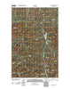 Bearpaw Lake Montana Historical topographic map, 1:24000 scale, 7.5 X 7.5 Minute, Year 2011