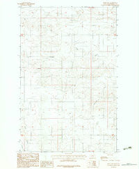 Bears Nest Montana Historical topographic map, 1:24000 scale, 7.5 X 7.5 Minute, Year 1983