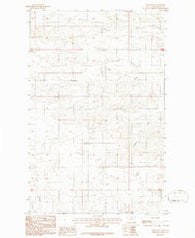 Bears Nest Montana Historical topographic map, 1:24000 scale, 7.5 X 7.5 Minute, Year 1983