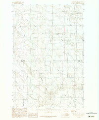 Bearshack Creek Montana Historical topographic map, 1:24000 scale, 7.5 X 7.5 Minute, Year 1983