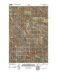 Bearshack Creek Montana Historical topographic map, 1:24000 scale, 7.5 X 7.5 Minute, Year 2011