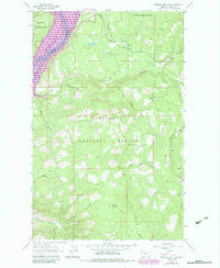 Beartrap Mountain Montana Historical topographic map, 1:24000 scale, 7.5 X 7.5 Minute, Year 1963