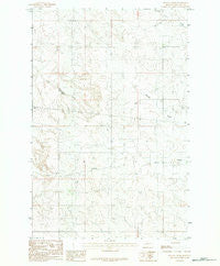 Beauty Creek Montana Historical topographic map, 1:24000 scale, 7.5 X 7.5 Minute, Year 1983