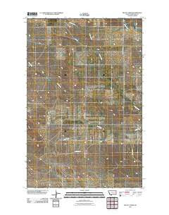 Beauty Creek Montana Historical topographic map, 1:24000 scale, 7.5 X 7.5 Minute, Year 2011