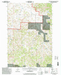 Beaver Creek School Montana Historical topographic map, 1:24000 scale, 7.5 X 7.5 Minute, Year 1995