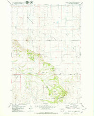 Beaver Flats South Montana Historical topographic map, 1:24000 scale, 7.5 X 7.5 Minute, Year 1979