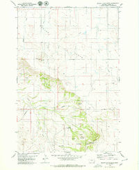 Beaver Flats South Montana Historical topographic map, 1:24000 scale, 7.5 X 7.5 Minute, Year 1979