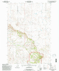 Beaver Flats South Montana Historical topographic map, 1:24000 scale, 7.5 X 7.5 Minute, Year 1993