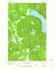Beaver Lake Montana Historical topographic map, 1:24000 scale, 7.5 X 7.5 Minute, Year 1962
