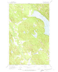 Beaver Lake Montana Historical topographic map, 1:24000 scale, 7.5 X 7.5 Minute, Year 1962