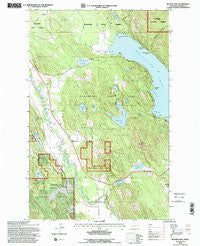 Beaver Lake Montana Historical topographic map, 1:24000 scale, 7.5 X 7.5 Minute, Year 1994