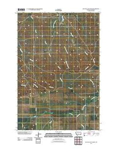 Beaver Flats North Montana Historical topographic map, 1:24000 scale, 7.5 X 7.5 Minute, Year 2011