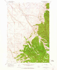 Beaverhead Rock SE Montana Historical topographic map, 1:24000 scale, 7.5 X 7.5 Minute, Year 1961