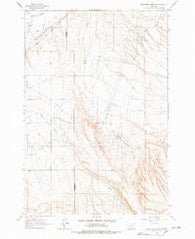 Beaverhead Rock SW Montana Historical topographic map, 1:24000 scale, 7.5 X 7.5 Minute, Year 1962