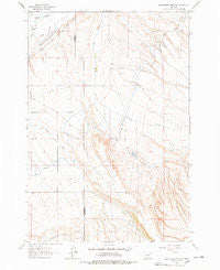 Beaverhead Rock SW Montana Historical topographic map, 1:24000 scale, 7.5 X 7.5 Minute, Year 1962