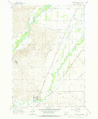 Beaverhead Rock Montana Historical topographic map, 1:24000 scale, 7.5 X 7.5 Minute, Year 1962