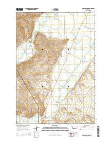 Beaverhead Rock Montana Current topographic map, 1:24000 scale, 7.5 X 7.5 Minute, Year 2014
