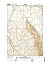 Beaverhead Rock NE Montana Current topographic map, 1:24000 scale, 7.5 X 7.5 Minute, Year 2014