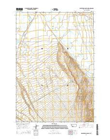 Beaverhead Rock NE Montana Current topographic map, 1:24000 scale, 7.5 X 7.5 Minute, Year 2014