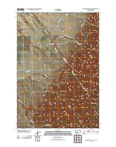 Beaverhead Rock SE Montana Historical topographic map, 1:24000 scale, 7.5 X 7.5 Minute, Year 2011