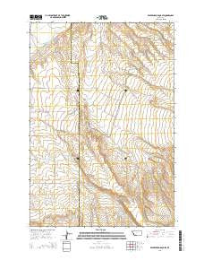 Beaverhead Rock SW Montana Current topographic map, 1:24000 scale, 7.5 X 7.5 Minute, Year 2014