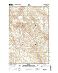 Becker Dam Montana Current topographic map, 1:24000 scale, 7.5 X 7.5 Minute, Year 2014
