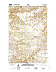 Becket NE Montana Current topographic map, 1:24000 scale, 7.5 X 7.5 Minute, Year 2014