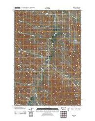 Beebe Montana Historical topographic map, 1:24000 scale, 7.5 X 7.5 Minute, Year 2011