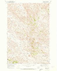 Beebe SW Montana Historical topographic map, 1:24000 scale, 7.5 X 7.5 Minute, Year 1969
