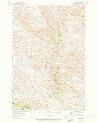 Beebe SW Montana Historical topographic map, 1:24000 scale, 7.5 X 7.5 Minute, Year 1969
