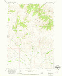 Beech Creek Montana Historical topographic map, 1:24000 scale, 7.5 X 7.5 Minute, Year 1965