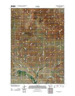 Beech Creek Montana Historical topographic map, 1:24000 scale, 7.5 X 7.5 Minute, Year 2011