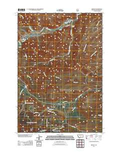Beehive Montana Historical topographic map, 1:24000 scale, 7.5 X 7.5 Minute, Year 2011