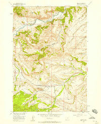Beehive Montana Historical topographic map, 1:24000 scale, 7.5 X 7.5 Minute, Year 1956
