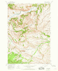 Beehive Montana Historical topographic map, 1:24000 scale, 7.5 X 7.5 Minute, Year 1956
