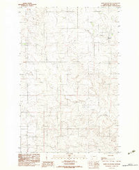 Beery Reservoir Montana Historical topographic map, 1:24000 scale, 7.5 X 7.5 Minute, Year 1983