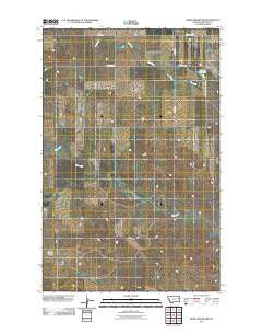 Beery Reservoir Montana Historical topographic map, 1:24000 scale, 7.5 X 7.5 Minute, Year 2011