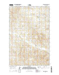 Beery Reservoir Montana Current topographic map, 1:24000 scale, 7.5 X 7.5 Minute, Year 2014