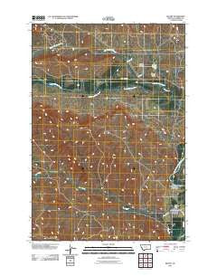 Belfry Montana Historical topographic map, 1:24000 scale, 7.5 X 7.5 Minute, Year 2011