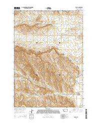 Belfry Montana Current topographic map, 1:24000 scale, 7.5 X 7.5 Minute, Year 2014