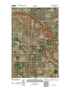 Belgian Hill Montana Historical topographic map, 1:24000 scale, 7.5 X 7.5 Minute, Year 2011