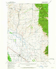 Belgrade Montana Historical topographic map, 1:62500 scale, 15 X 15 Minute, Year 1950