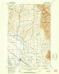 Belgrade Montana Historical topographic map, 1:62500 scale, 15 X 15 Minute, Year 1950