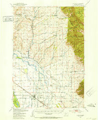 Belgrade Montana Historical topographic map, 1:62500 scale, 15 X 15 Minute, Year 1950